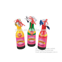 Polygon Mylar Colorful Confetti Champagne Bottle For Wedding